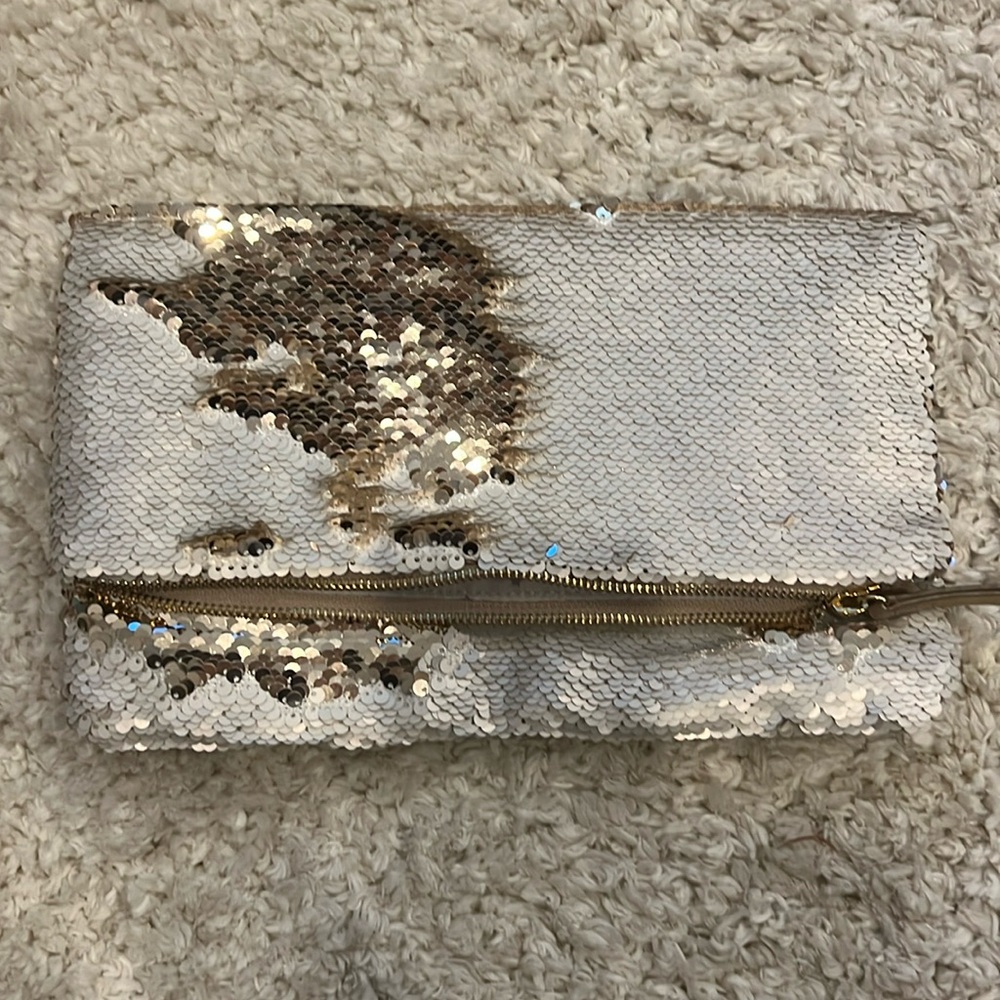Stella & Dot sequin clutch